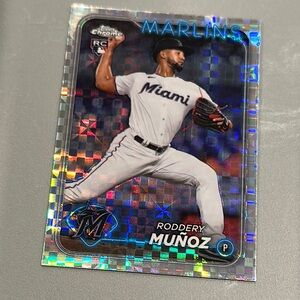 Topps Chrome Miami Marlins Card